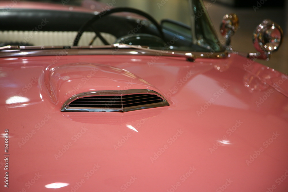 Naklejka premium pink car