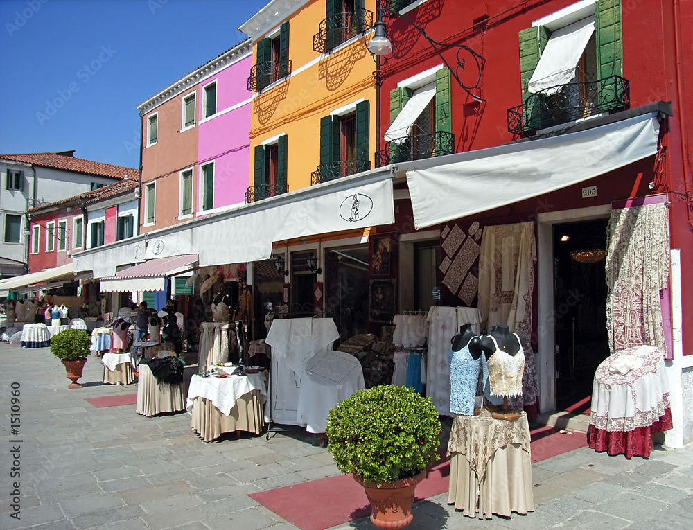 Obraz premium typical shop in burano