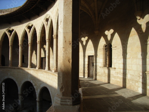 arcades in the bellver castle