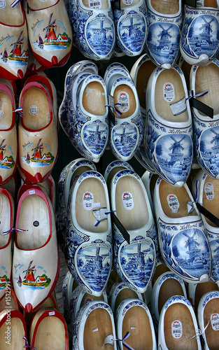 traditional dutch shoes in delft