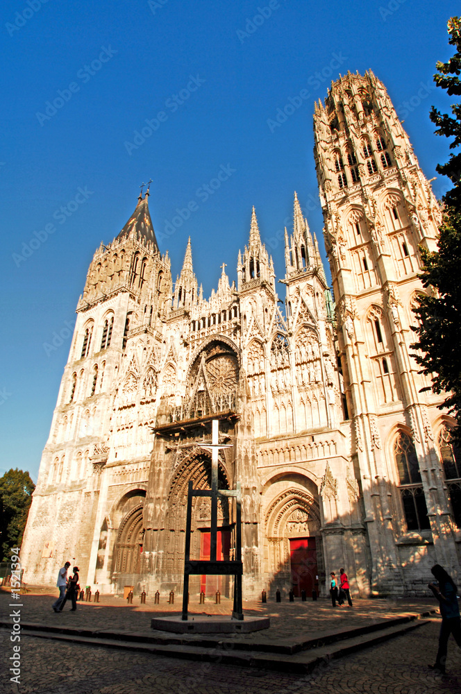 france, rouen: cathedral of rouen