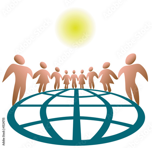 Photography globally connected people
