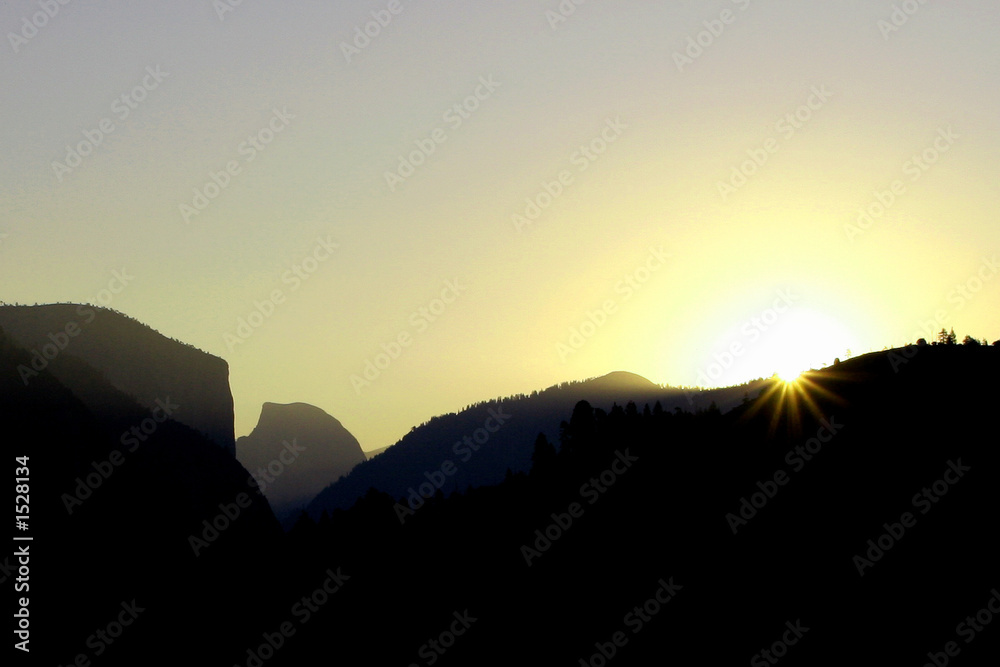 yosemite sunrise