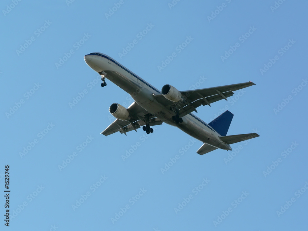 jet plane in flight - take off