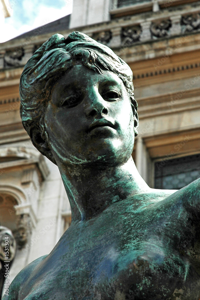 france, paris, hotel de ville: sculpture