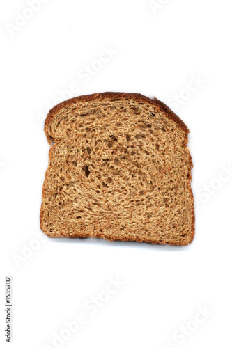 healthy slice of wheat bread