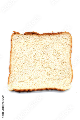 healthy slice of white bread
