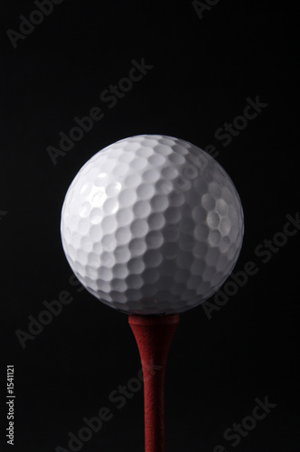 golfball auf tee