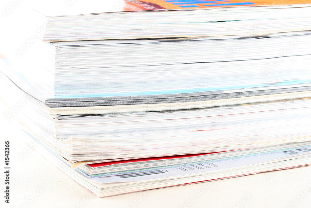 stack of magazines stack of magazines