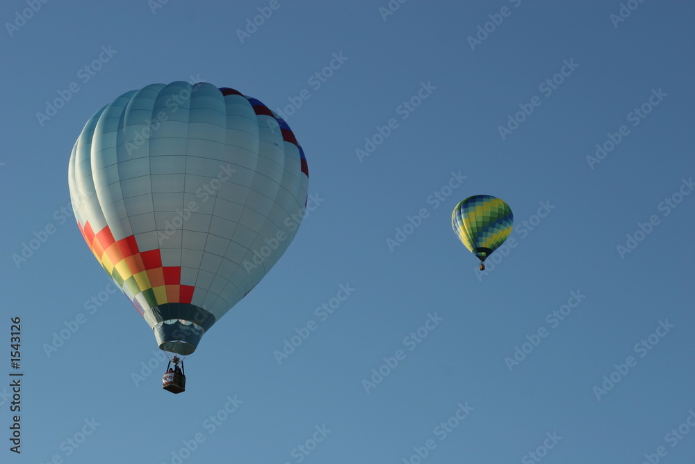 Naklejka premium hot air balloon
