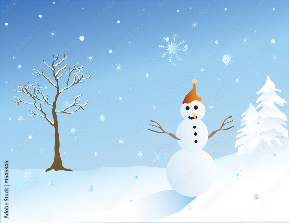 Fototapeta premium snowman