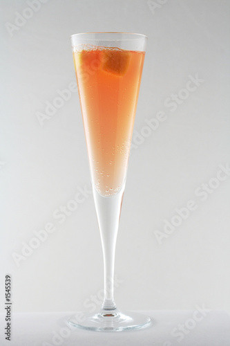 champagne & mango cocktail