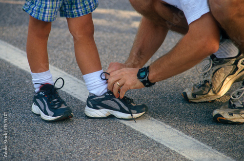 getting ready for the race
