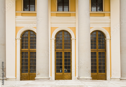 classical porticos with columns. © Ivan Hafizov