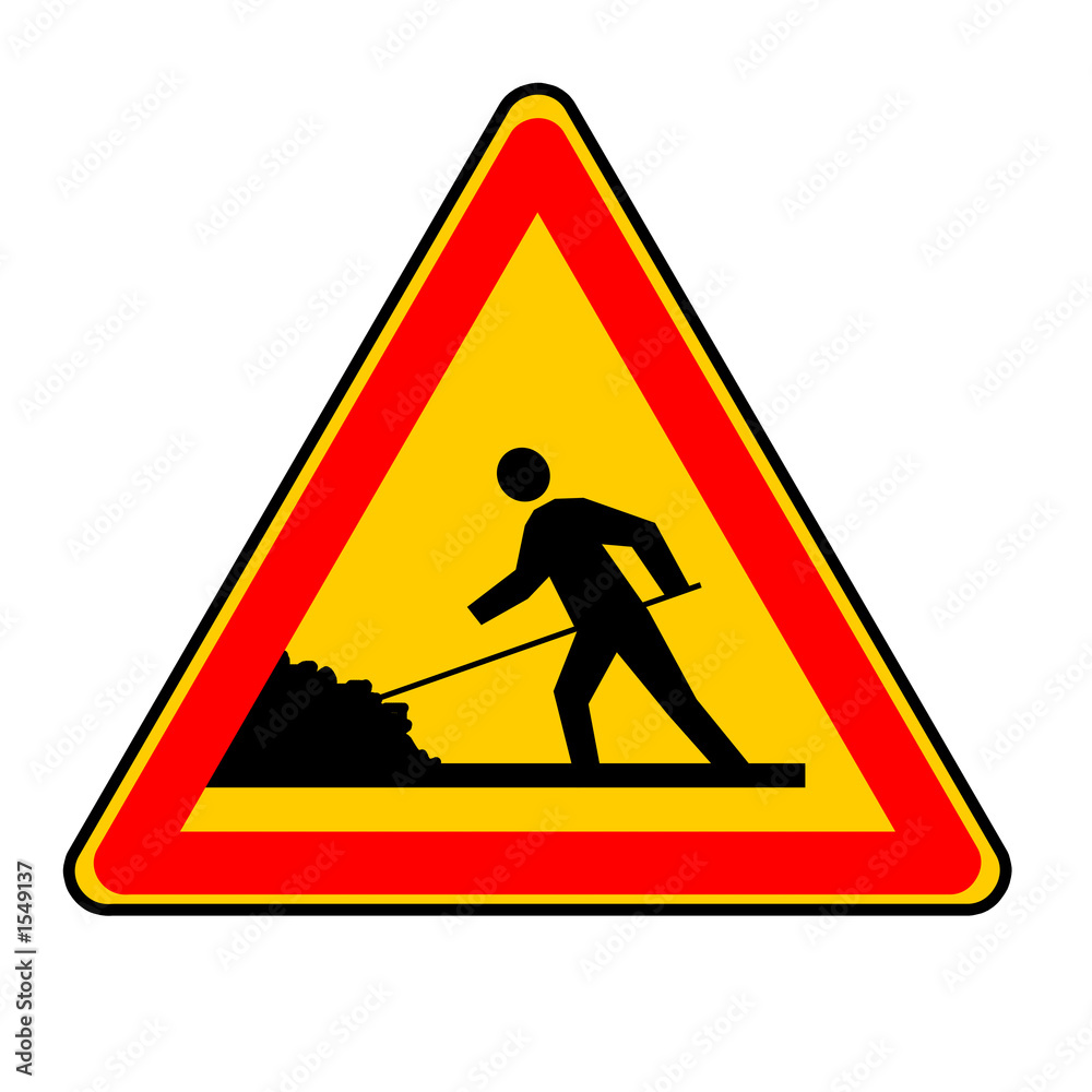 attention travaux attention travaux