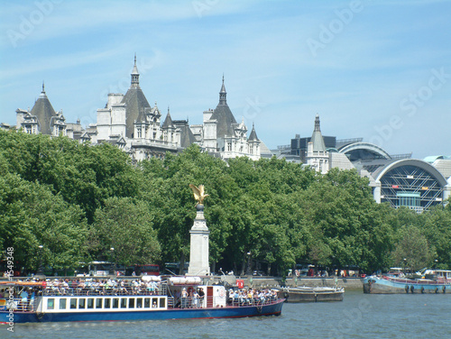 Cuadro en lienzo charing cross mit themse
