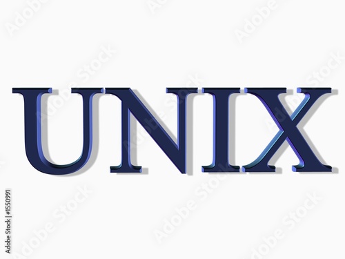 lettering: computer software unix photo
