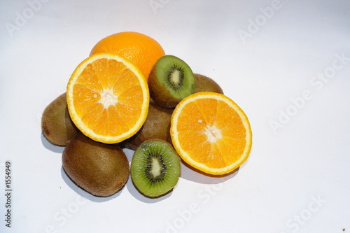 orange et kiwi