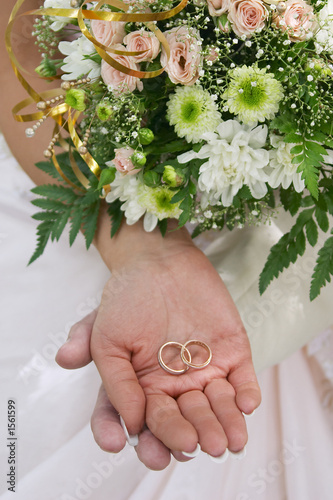 wedding rings.