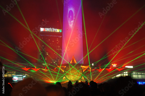 Canvas Print lichtshow