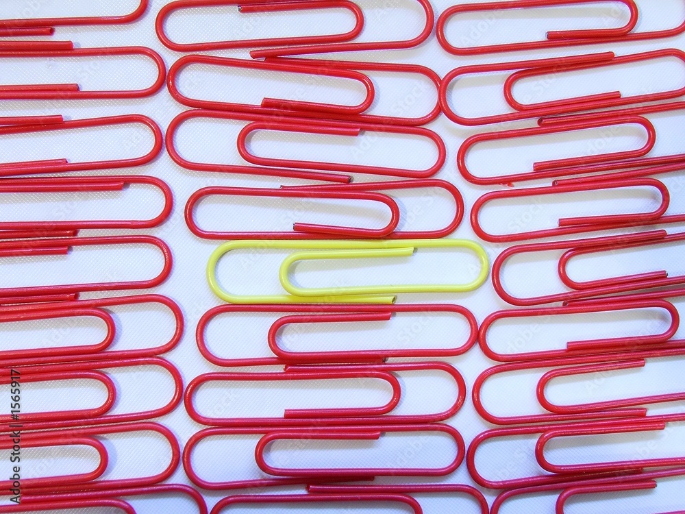 lonely yellow paperclip lonely yellow paperclip