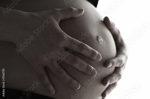 beautiful pregnant belly