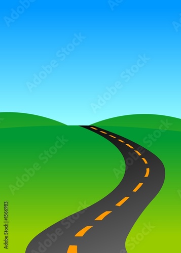 illustration of roadway