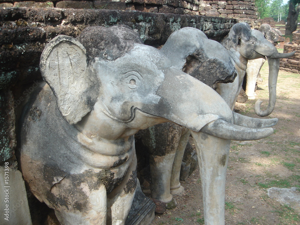 statue d'elephants