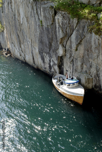 boat in fjord