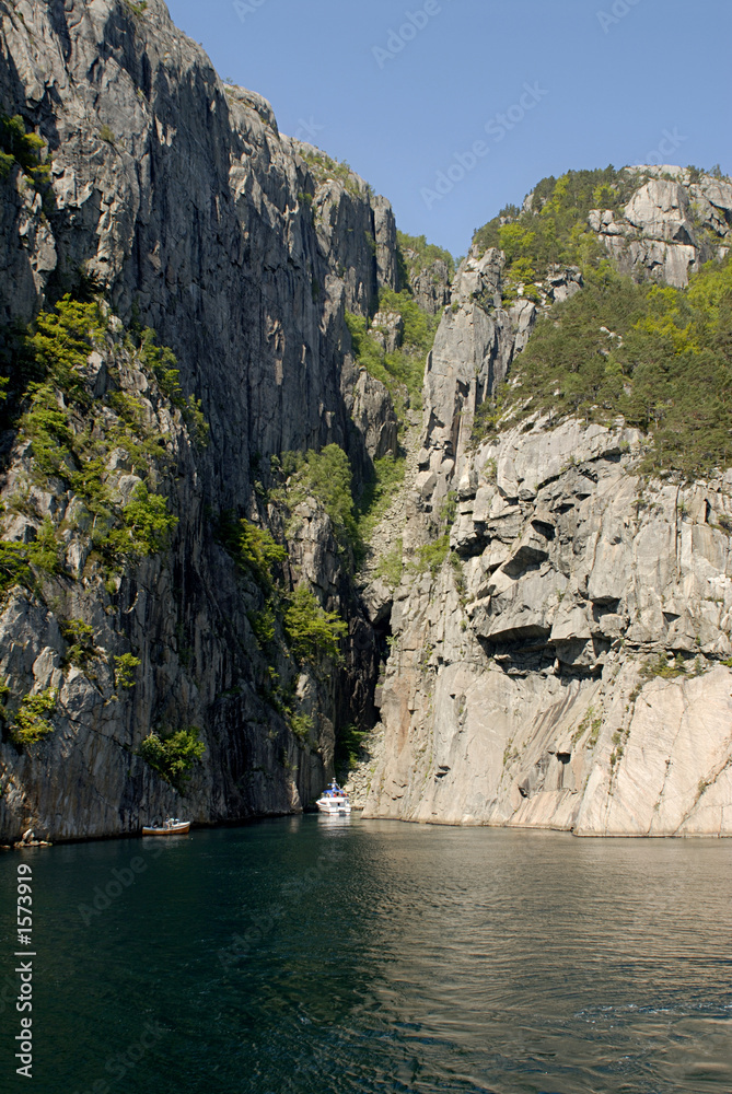 boat in fjord