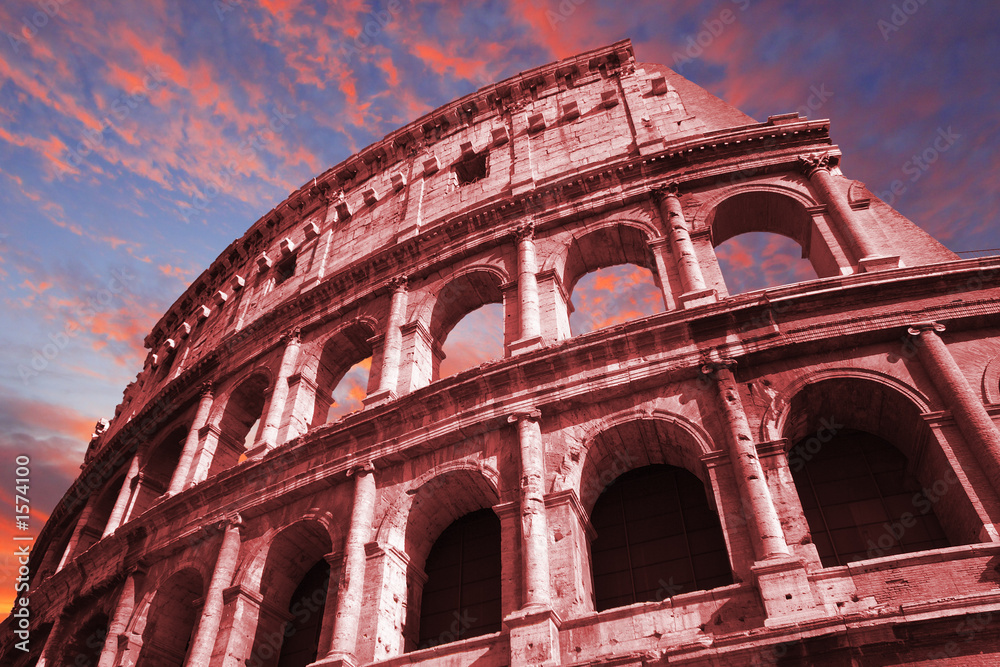 red colosseum