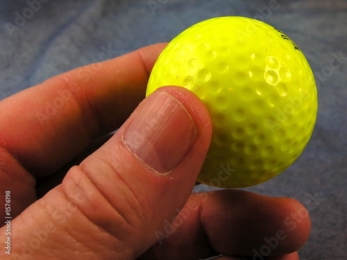 yellow golf ball1 photo