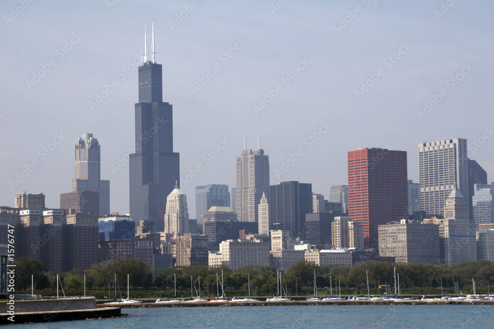 Obraz premium skyline von chicago soc03