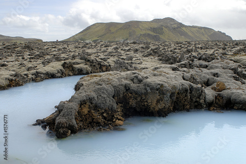 outside the blue lagoon