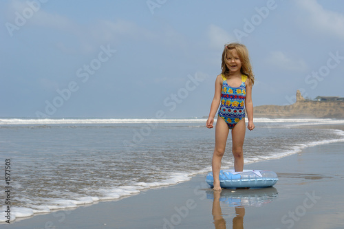child on the beach