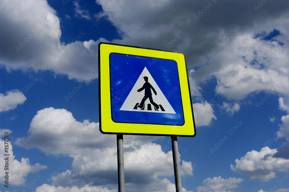 pedestrians crossing traffic sign pedestrians crossing traffic sign