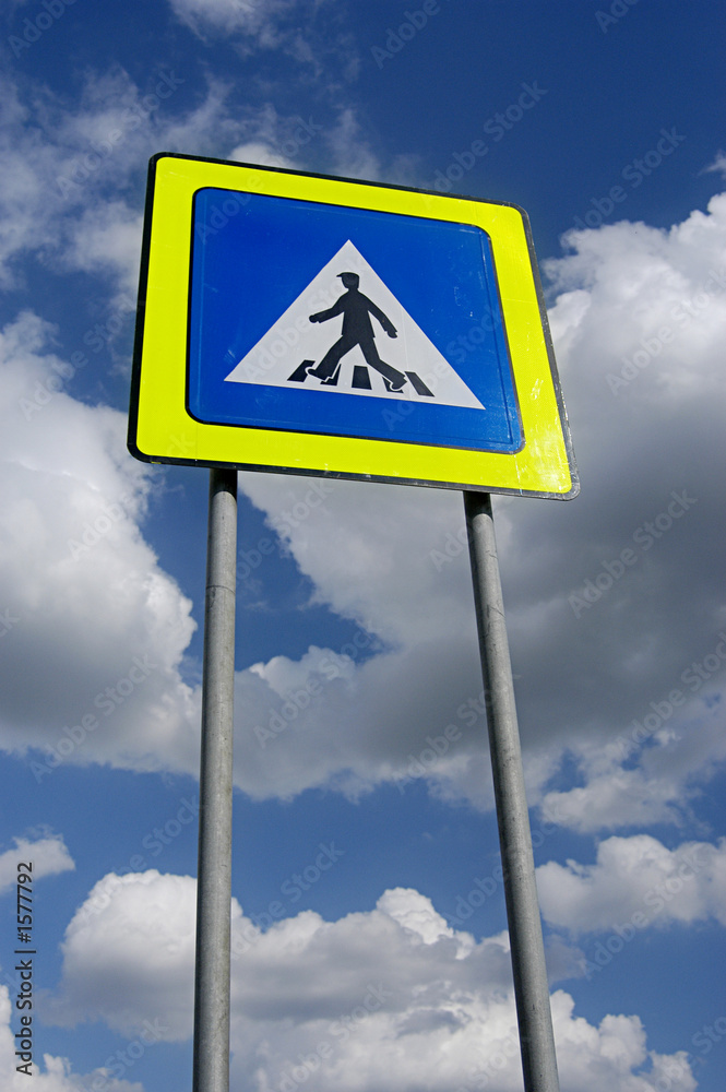 pedestrians crossing traffic sign pedestrians crossing traffic sign