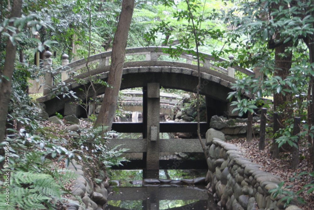 old japanese bridge