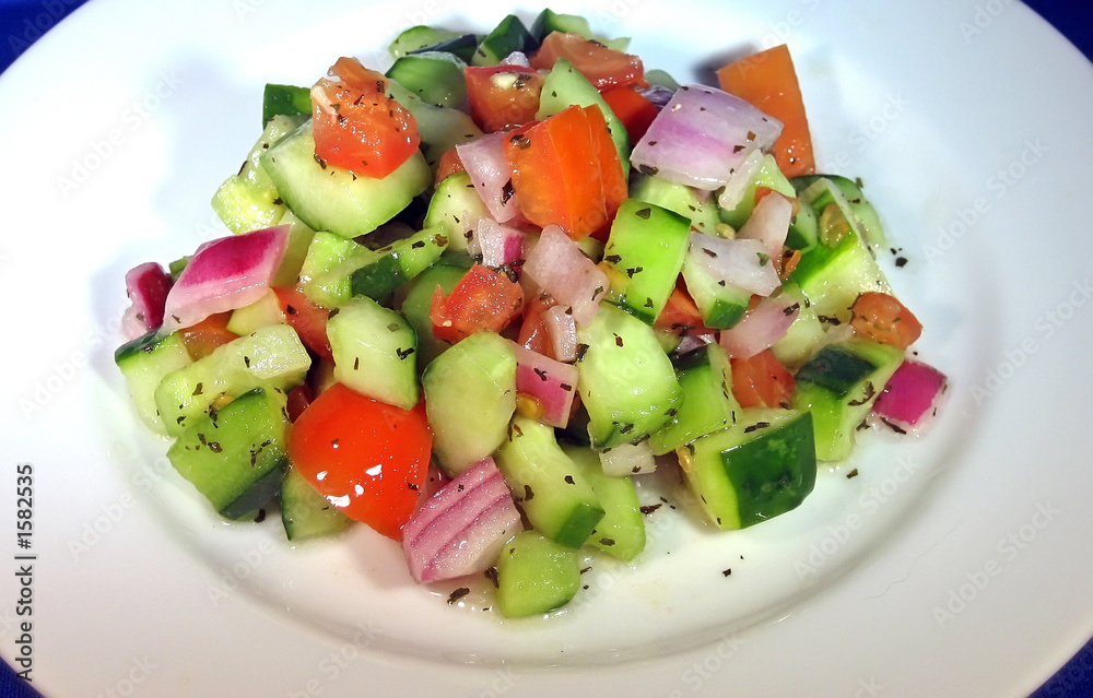 tomato cucumber salad
