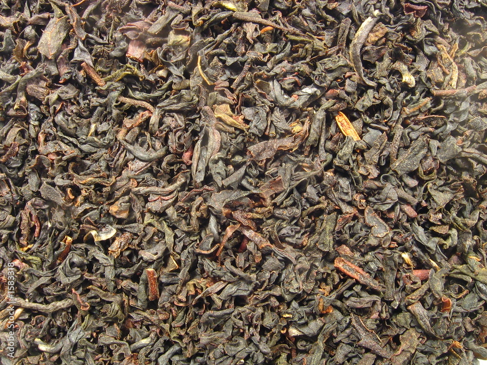 black tea closeup - earl grey