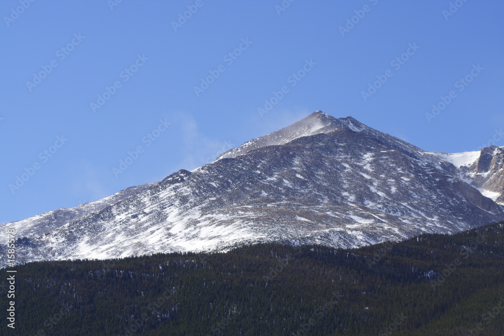 windy mountain peak