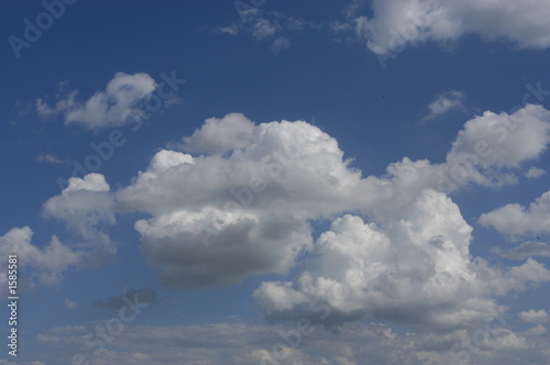 blue sky with clouds