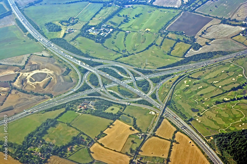 motorway intersection photo