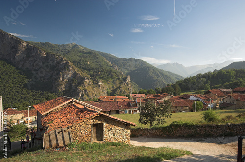 pueblo de montaña