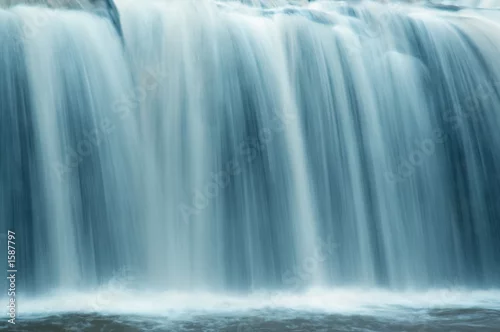 Panel kuchenny z motywem slow motion waterfall