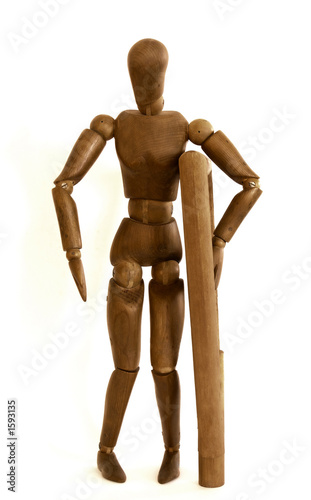 dummy with crutch