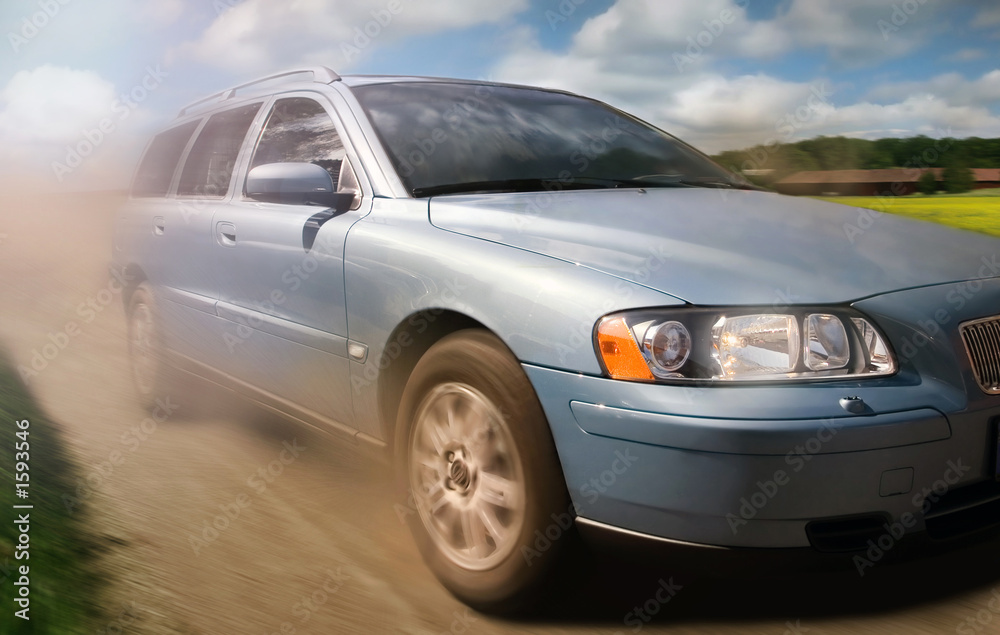 Obraz premium car on the move