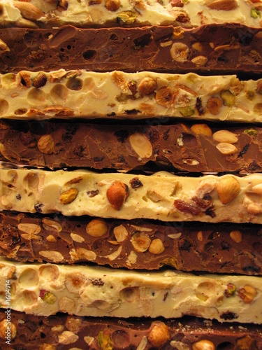 mur de chocolat n&b