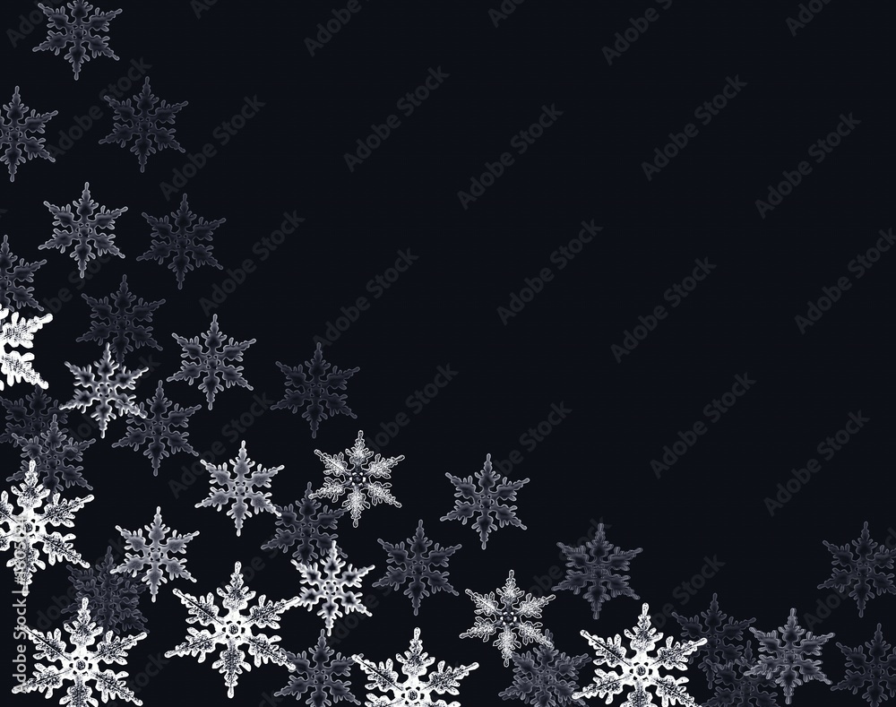 snowflakes. frame snowflakes. frame