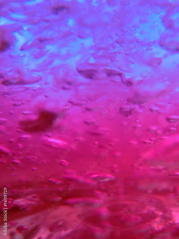 blue and pink bubbles
